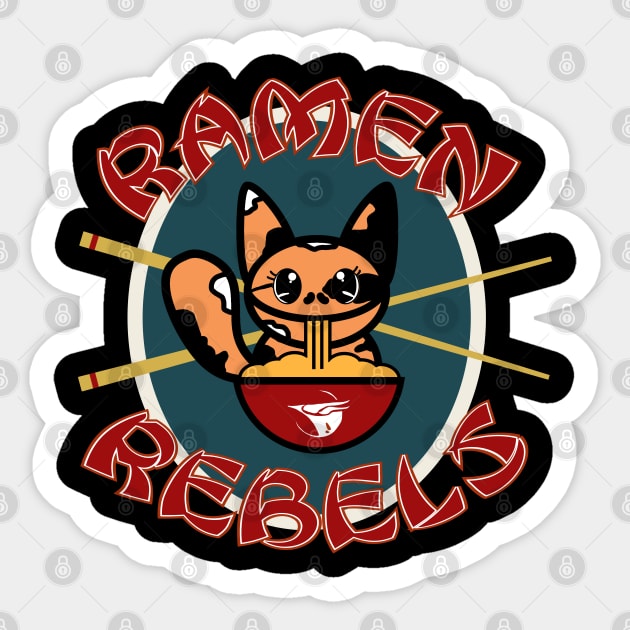 Ramen Rebels Sticker by wanderlust untapped